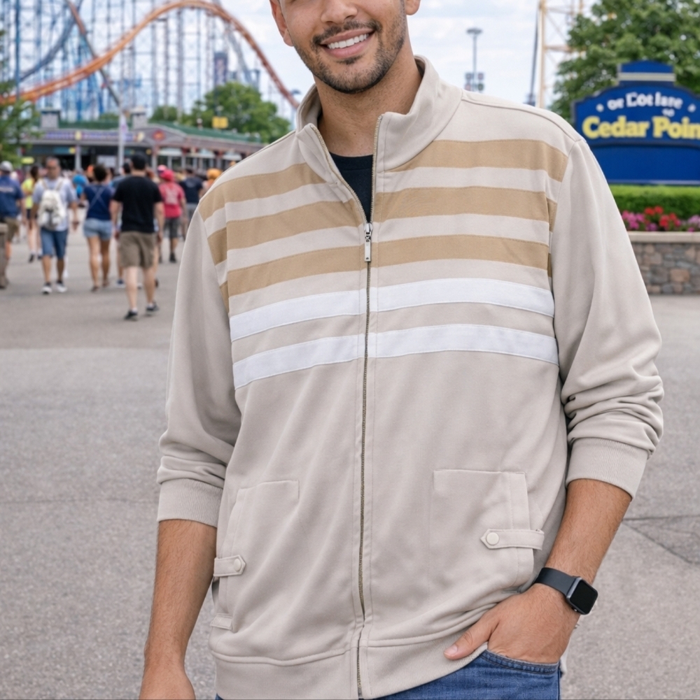 Rocawear Beige Cream Jacket Size Large